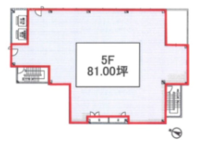 本郷トーセイビルⅣ5F 間取り図