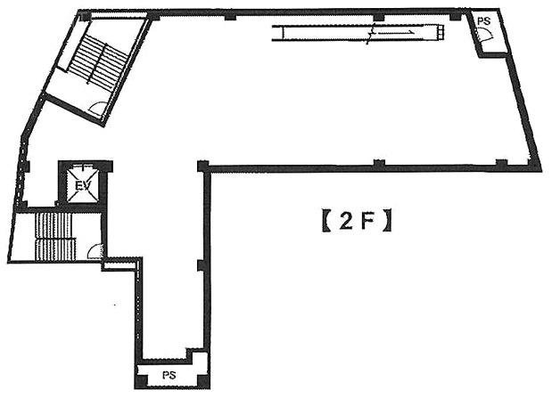 桜木町白鳥ビル2F 間取り図