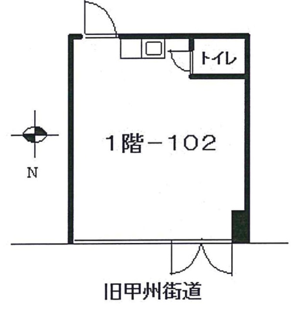 矢島ビル102 間取り図