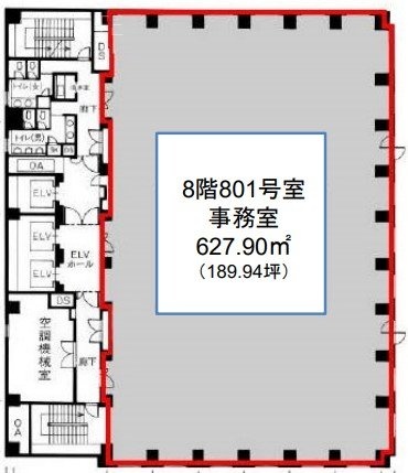 神田須田町スクエアビル801 間取り図