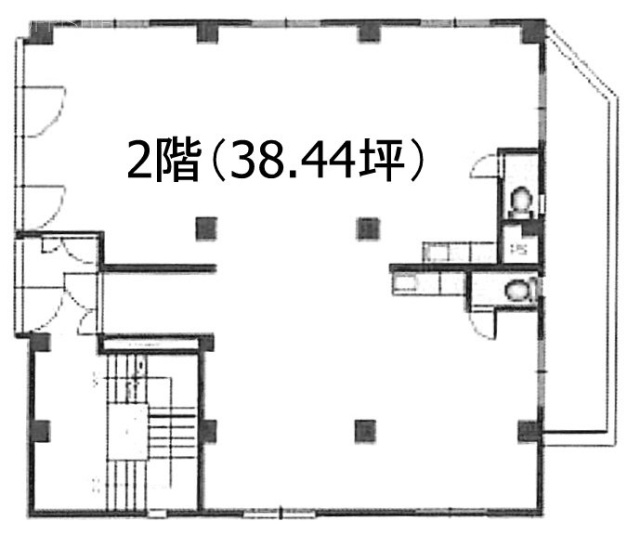 天虎(てんこ)ビル2F 間取り図