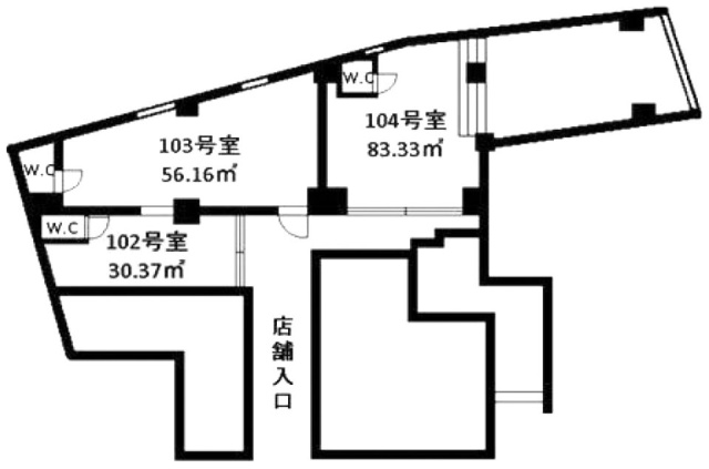 トーカンマンション駒込102 間取り図