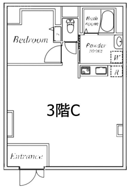 グロブナースクエアC 間取り図