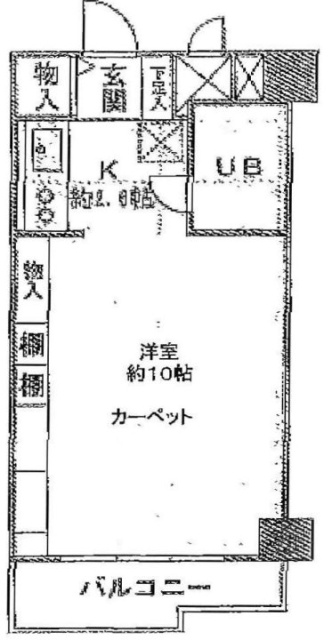 飯田橋ハイタウン428 間取り図