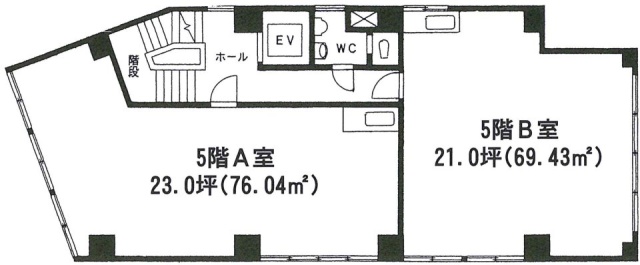 西勢ビルA 間取り図