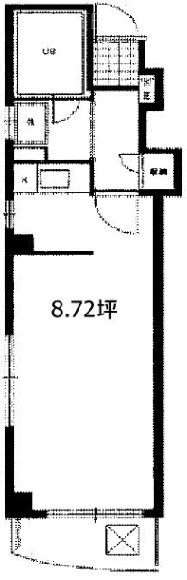 イーストビル錦糸町Ⅱ401 間取り図