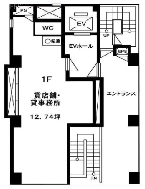 NOVEL WORK 新宿御苑1F 間取り図