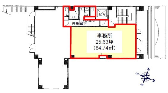 BIZcomfort元町ビルB 間取り図