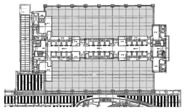 品川インターシティC棟3F 間取り図