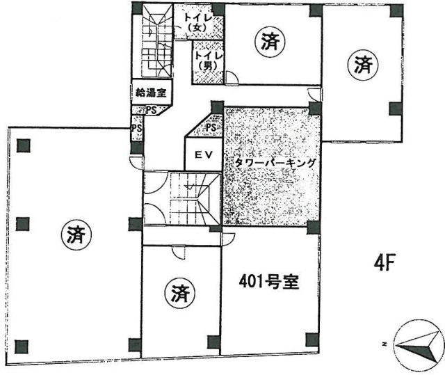 大同ビル401 間取り図