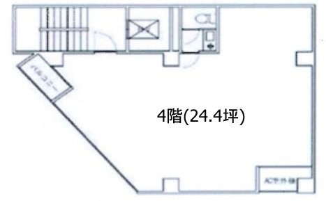 くりやまビル4F 間取り図