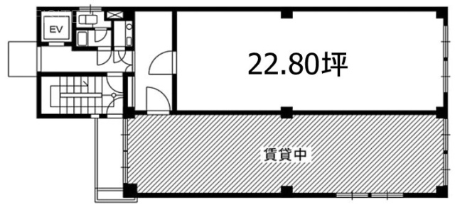 片山ビル3F 間取り図