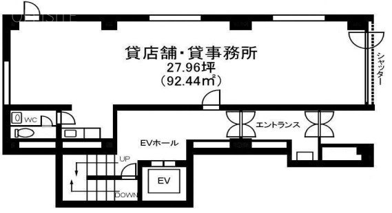 NSビル1F 間取り図
