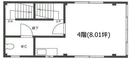 木村ビル4F 間取り図