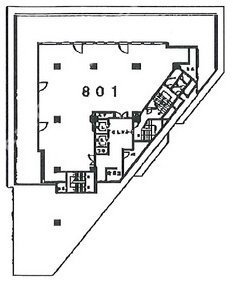 オリンピック第3ビル801 間取り図