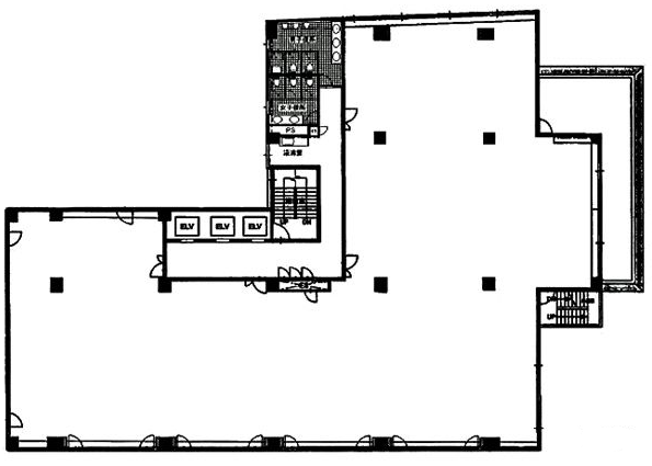 五反田NTビル6F 間取り図