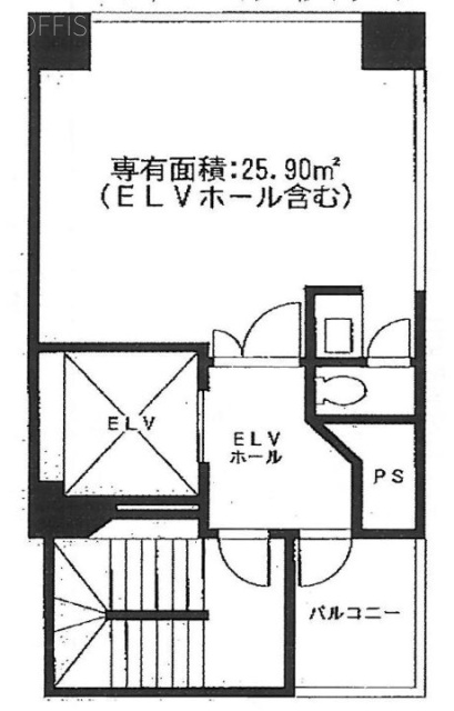 YNビル3F 間取り図