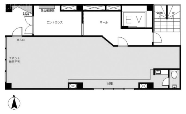 しんまつビル1F 間取り図