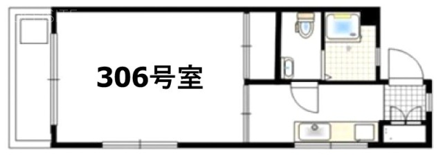 ドエル白金306 間取り図