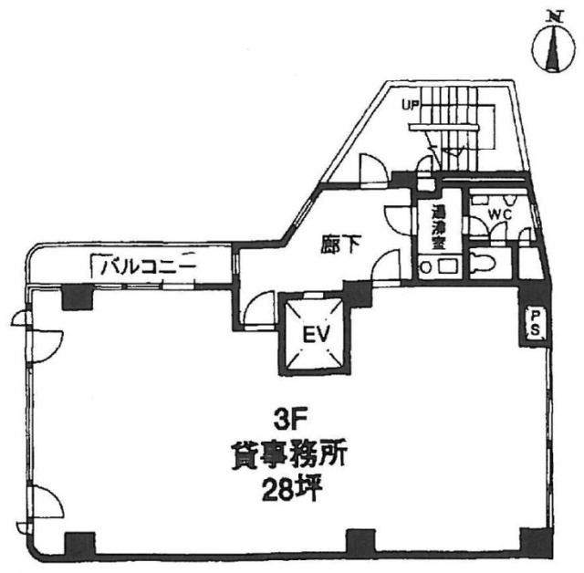 山口ビル3F 間取り図