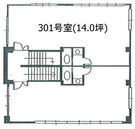 中村ビル301 間取り図