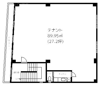 ロイビル3F 間取り図