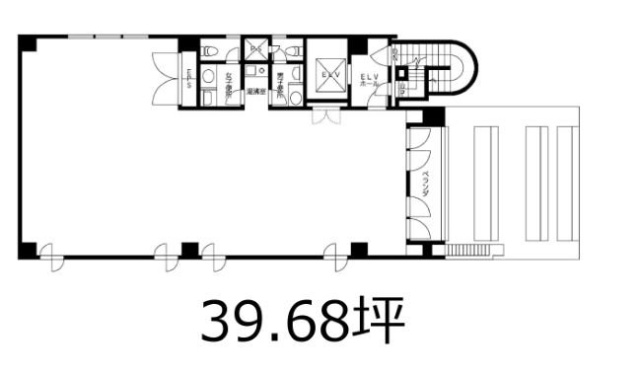 ユーデン浜松町ビル8F 間取り図