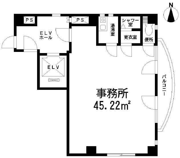 エスポワールビル801 間取り図
