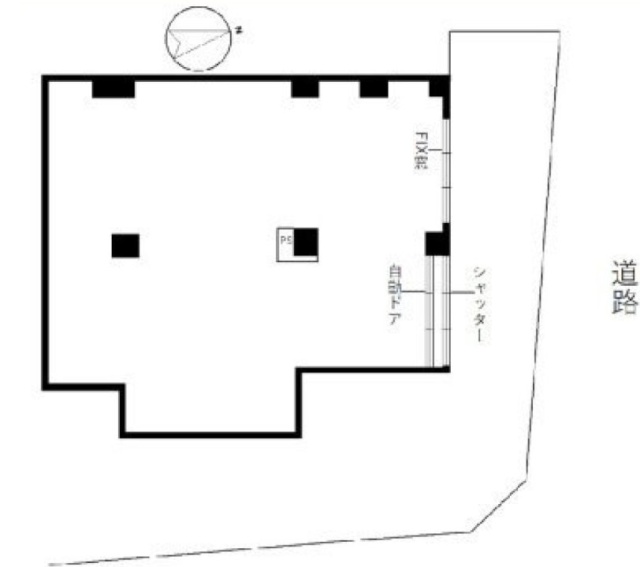 URABANKARA1F 間取り図