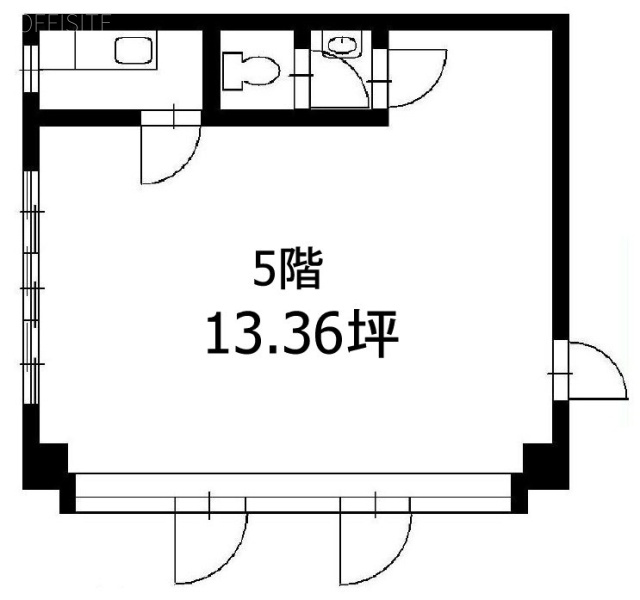 ニュージャウトウヤビル5F 間取り図