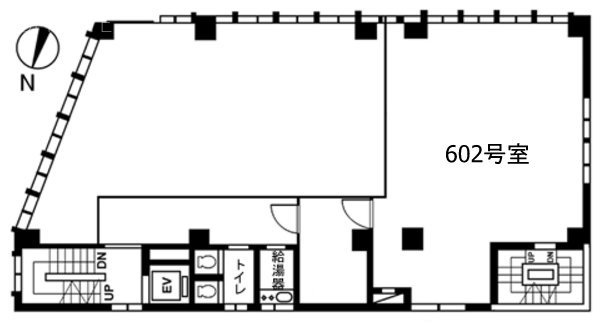 豊島屋本店ビル602 間取り図