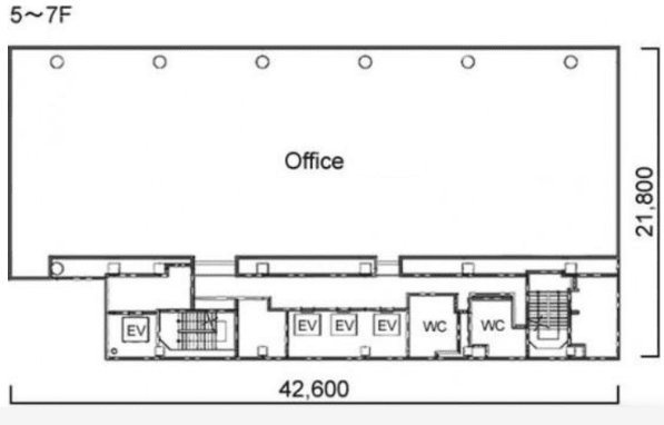 大宮サウスゲート6F 間取り図