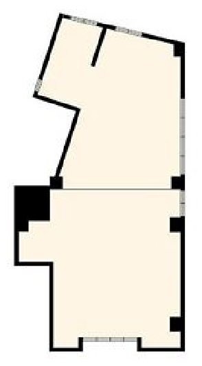 清水ビル1F 間取り図