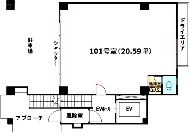 佐藤ビル101 間取り図