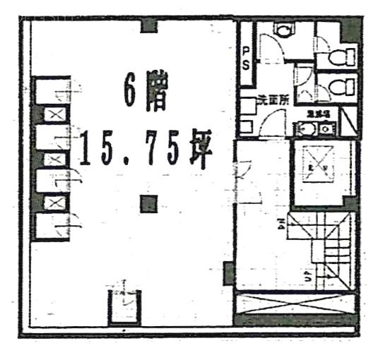 エーエスビル6F 間取り図