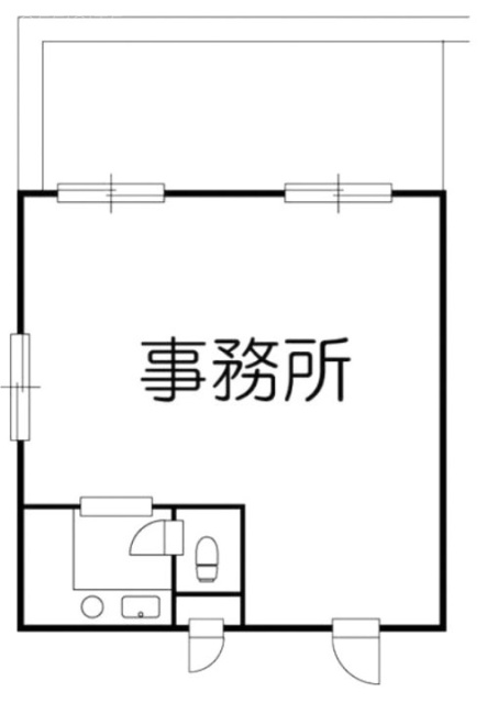 INABAビル306 間取り図