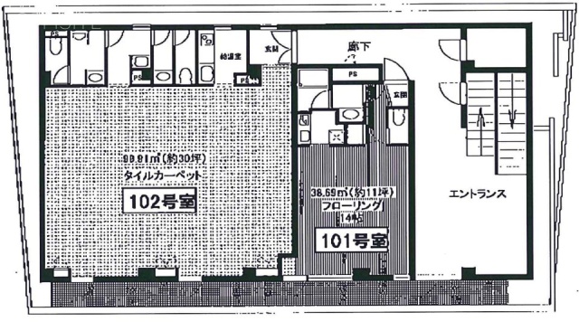 FRESCA神宮前102 間取り図