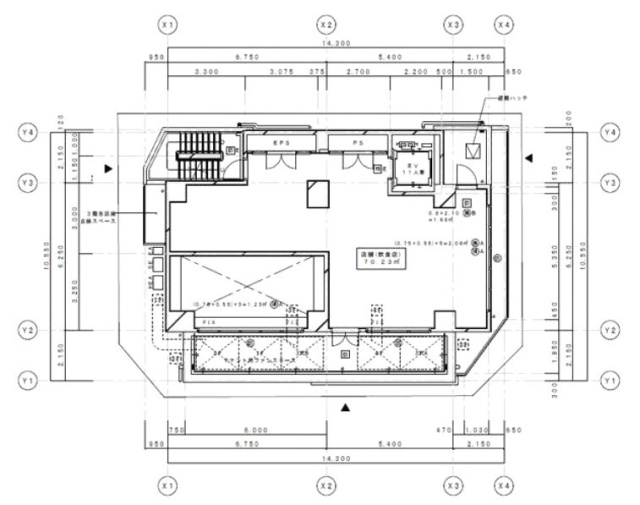 旧第8東京ビル4F 間取り図