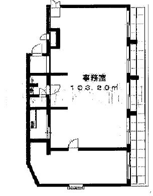 ヒルサイドGビル1F 間取り図