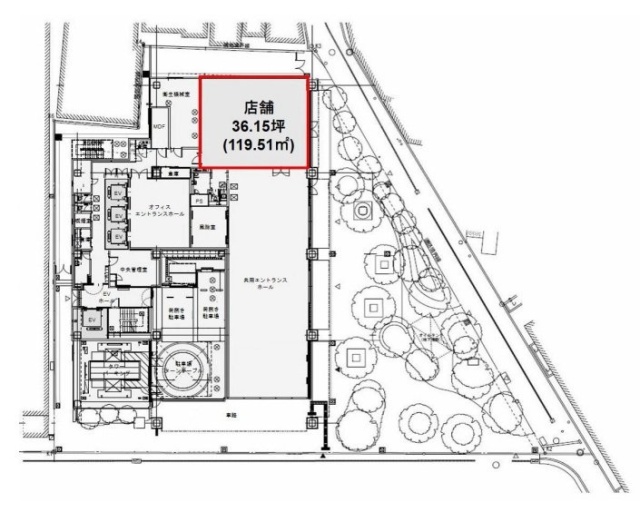 Mita S-Garden1F 間取り図