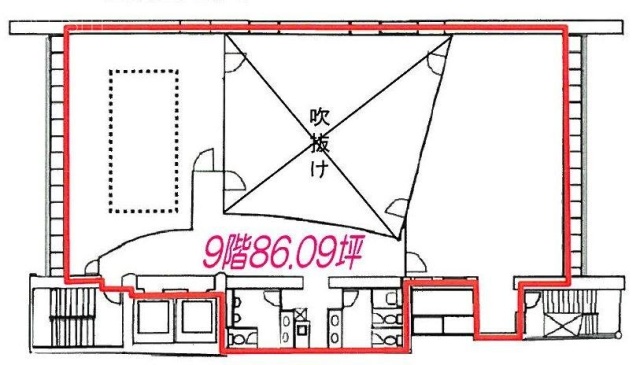 NTF竹橋ビル9F 間取り図