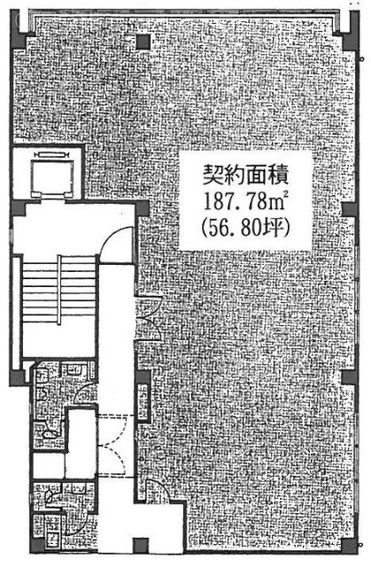 岡三桜丘ビル北館3F 間取り図