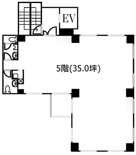 ティーズロフト5F 間取り図