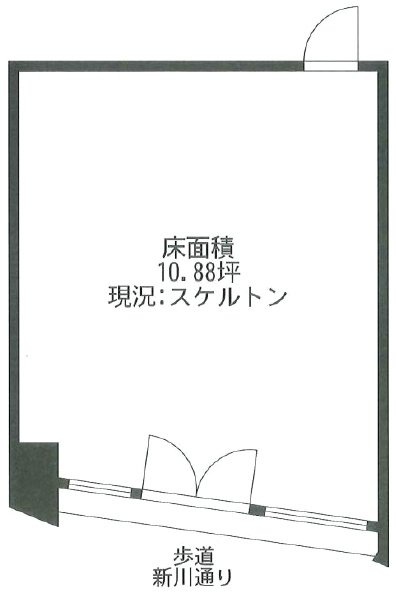 プラザムラタビル1F 間取り図