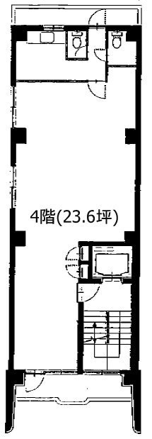 ホワイト駅前ビル4F 間取り図