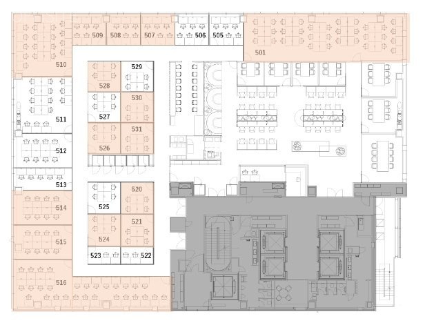 CROSSCOOP渋谷ネクストサイト(ネクストサイト渋谷ビル5・6階)501 間取り図