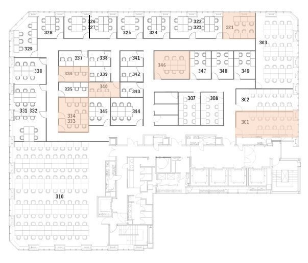 CROSSCOOP日本橋(日本橋三丁目スクエア2階・3階)336 間取り図