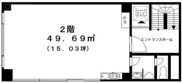 いし山ビル1F 間取り図