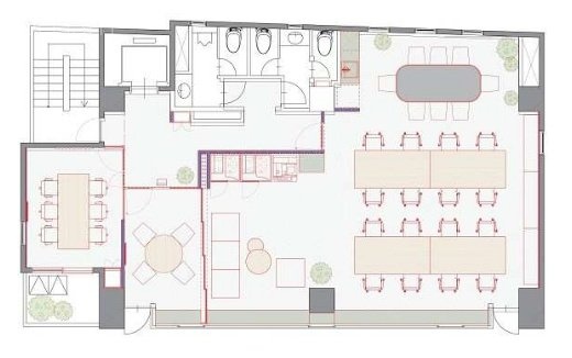 シーラックグループ日本橋兜町ビル3F 間取り図