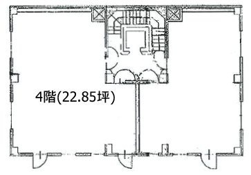 マキシドピアビル4F 間取り図